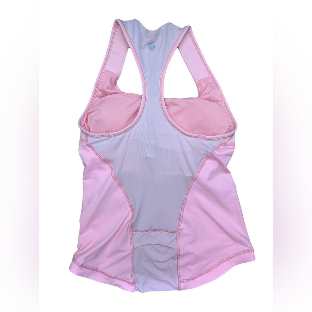 2/$30 Lululemon Cardio Kick Tank Bleached Coral Size 4 - Picture 5 of 9